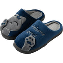 Lucky Cat Couple Cotton Slippers