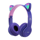 Cat Ear LED Bluetooth Headphones - Wireless Kids Gaming Headset