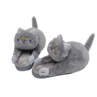 Cuddly Kawaii Cat Winter Slippers