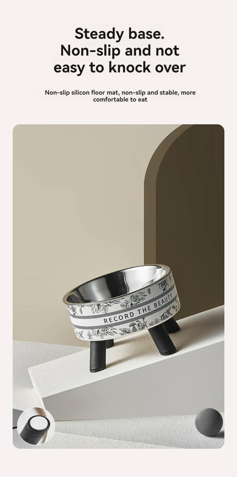 Beautiful Flower-Shaped Cat Bowl