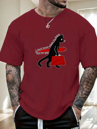 Cat Quote Graphic T Shirt