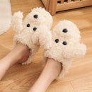Dog Couple Slippers - Furry Winter
