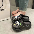 🌸 Cinnamoroll Platform Sandals - Kawaii Thick Sole Summer Paradise for Women