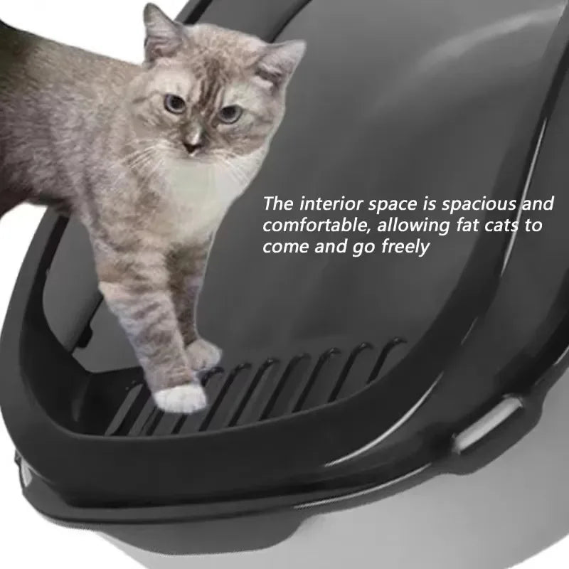 Splashproof Semi-Closed Litter Box