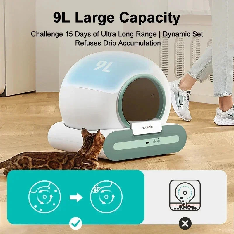 TONEPTE Smart Self-Cleaning Litter Box