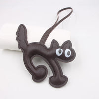 Leather Pet Keychain - Adorable Dog & Cat Charm