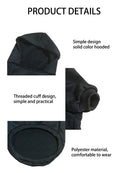 Dog Face Print Hoodie - Winter Jacket for Large Dogs