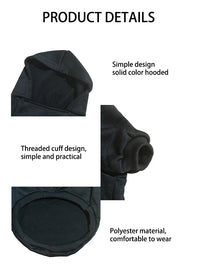 Dog Face Print Hoodie - Winter Jacket for Large Dogs