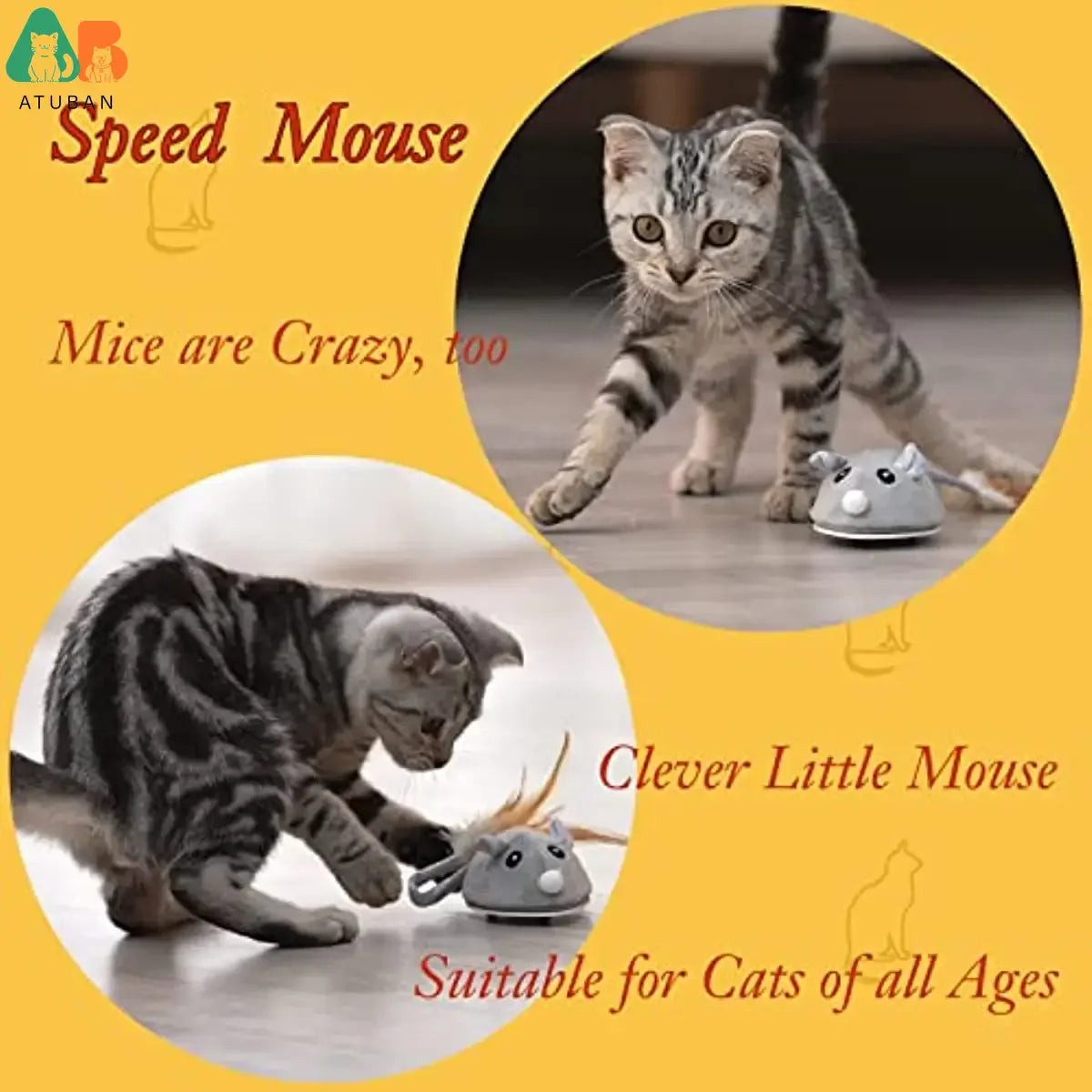 Smart Motion Cat Toy - Auto-Play Entertainment