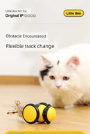 Smart Electric Cat Toy - Little Bee Running Car Teaser