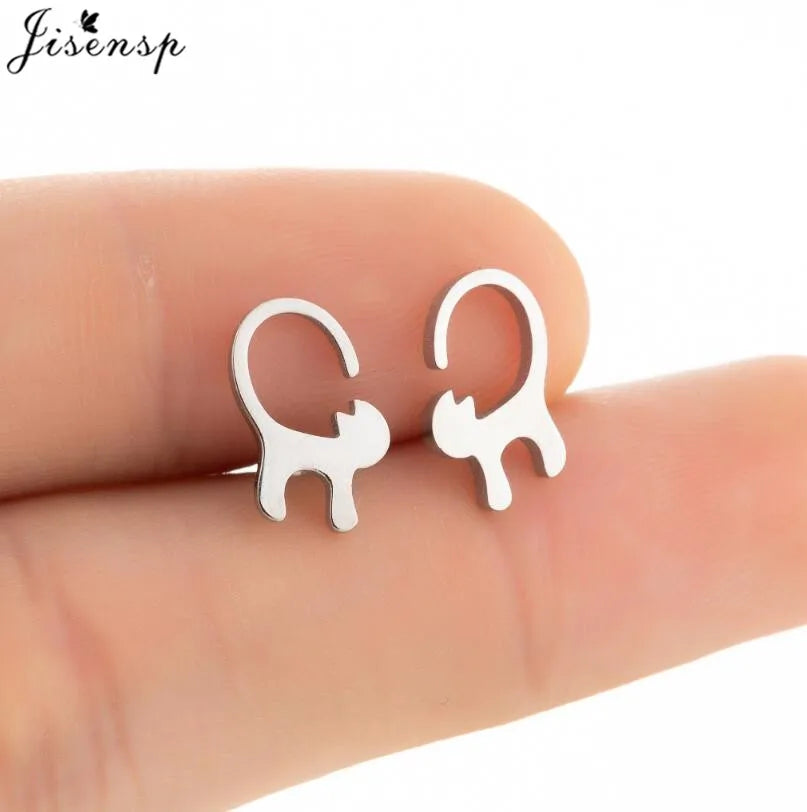 Whimsical Animal Stud Earrings by Tail chasers