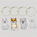 Dog Hair Memorial Keychain - Pet Fur Keepsake Storage Capsule