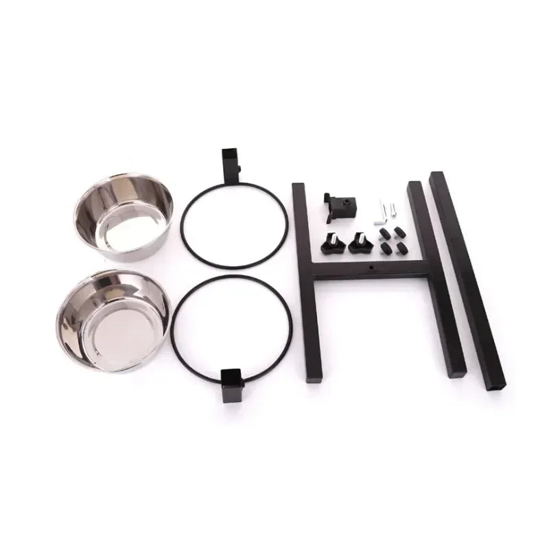 Adjustable Heavy-Duty Bowl Stand by Tail chasers