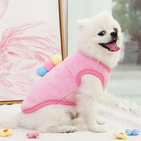Soft Fleece Dog Coat - Warm Winter Jacket for Small & Medium Dogs