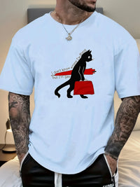 Cat Quote Graphic T Shirt