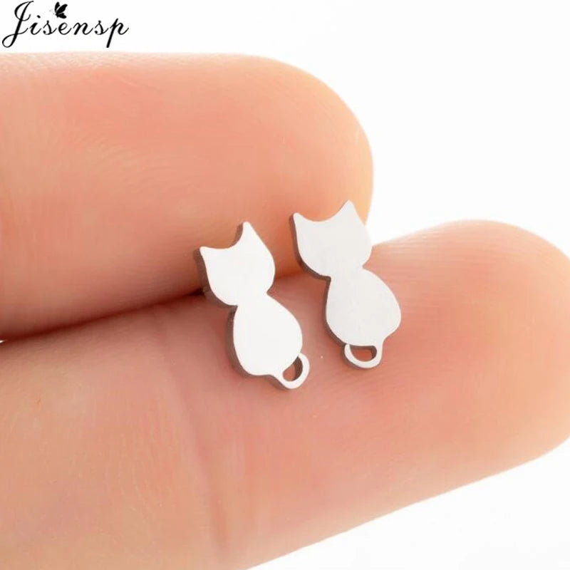 Whimsical Animal Stud Earrings by Tail chasers