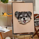 Cute Cats & Dogs Wall Art Poster - Waterproof