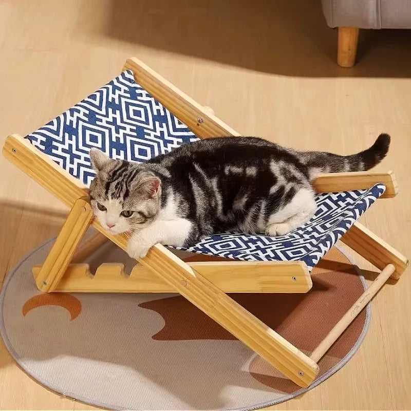 Cat Recliner Lounge - Portable Sisal Scratching Sofa