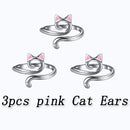 Protective Cat Ears Crochet Ring