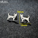 Dog Breed Cartoon Stud Earrings - Dachshund, Corgi & Chihuahua Designs
