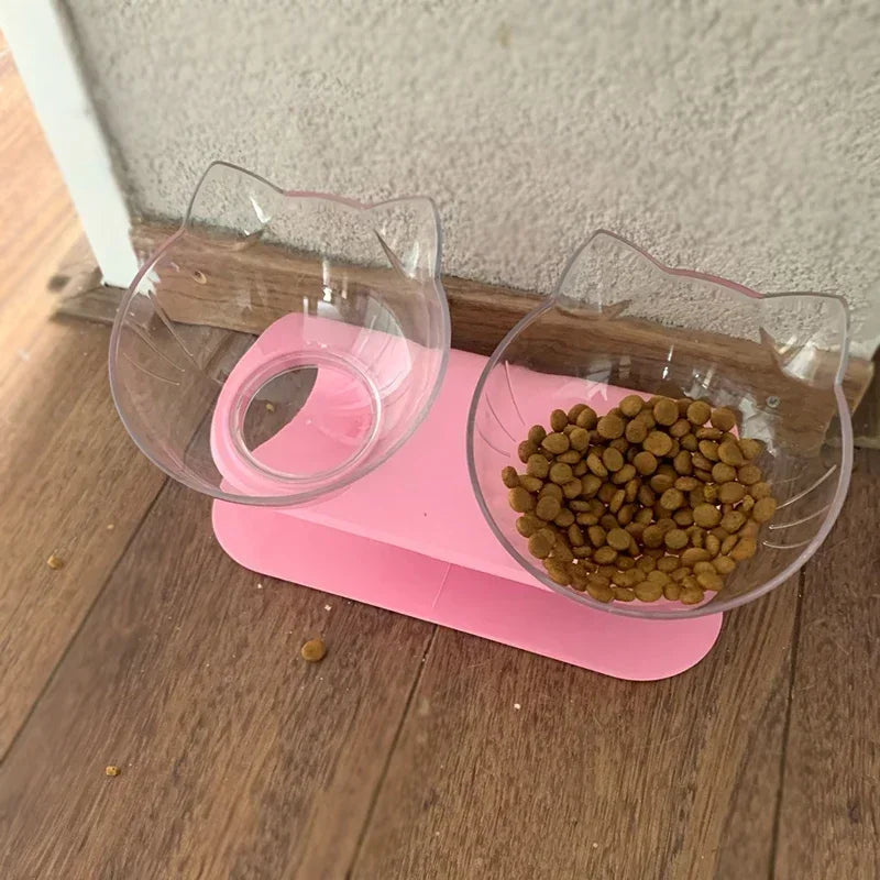 Elevated Non-Slip Cat Bowl