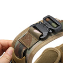 Adjustable Metal Double Buckle Tactical Dog Collar Luxury Designer Training Collar Dog German Shepherd For Medium Large Dogs by Tail chasers