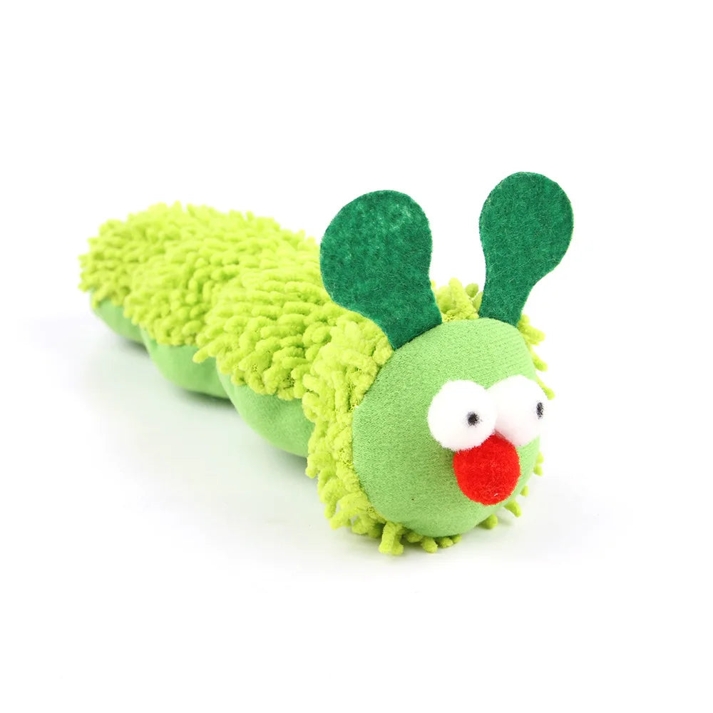 Catnip Caterpillar Chew Toy