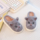 Cozy Winter Cat Slippers