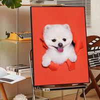 Cute Cats & Dogs Wall Art Poster - Waterproof
