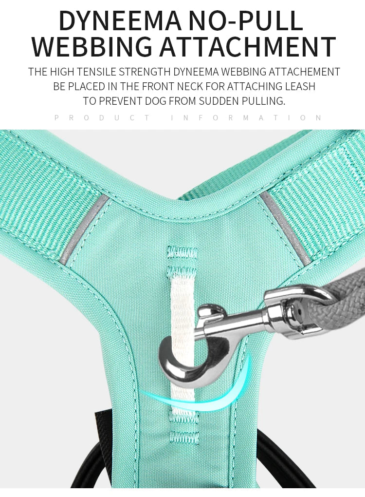 No-Pull Reflective Dog Harness - Adjustable Vest