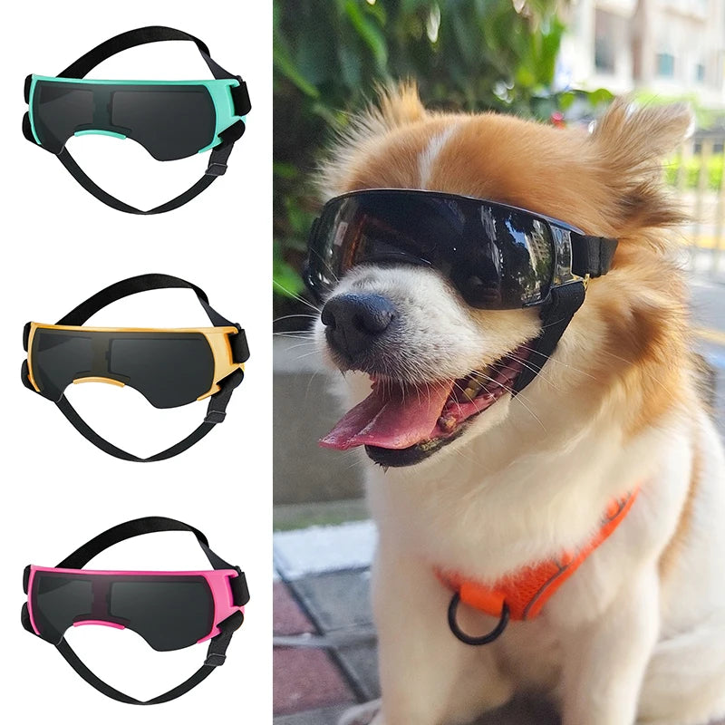 Stylish Dog Sunglasses - UV Protection Goggles for Small & Medium Dogs