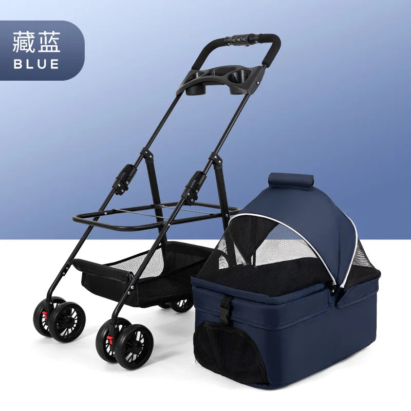 45x62x98cm / Blue Pet Car