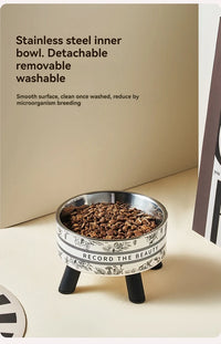 Beautiful Flower-Shaped Cat Bowl