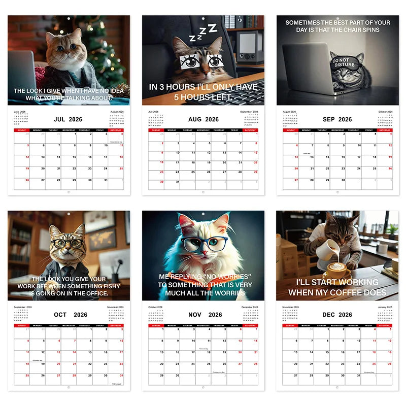 Adorable Cat Art Calendar
