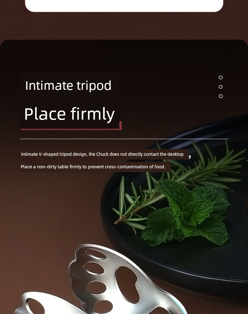 Cat's Paw Multi-Functional Food Clip Tong - Stainless Steel Kitchen Tool