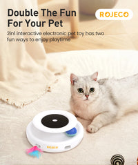 2-in-1 Smart Cat Toy Set - Automatic Feather & Ball with 5 Modes