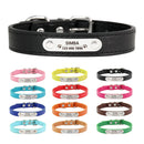 Personalized Engraved Leather Dog Collar