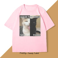 Silly & Insane Cat Meme Tee