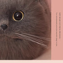 One Shoulder Bag Female Design Small Man Messenger Bag Versatile Hand Made Autumn and Winter Plush Cute Cat Bag by Tail chasers