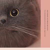 One Shoulder Bag Female Design Small Man Messenger Bag Versatile Hand Made Autumn and Winter Plush Cute Cat Bag by Tail chasers