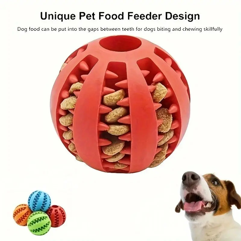 Dog Toy Ball ,Bite Resistant w/ Treats