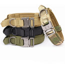 Tactical Dog Collar, Pet Dog Collar, Military Dog Collar Adjustable Dog Training Collar With Quick-release Buckle by Tail chasers