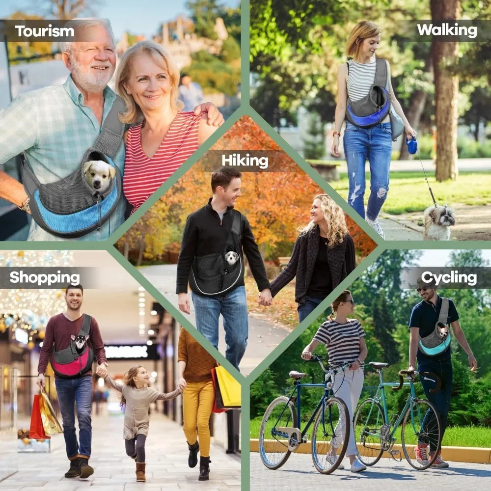 Adventure Dog Backpack - Breathable Mesh Carrier