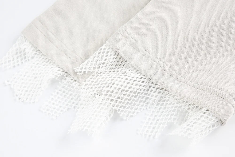 Dog Print Fake Two-Piece Men's Sweatshirt - Retro Patchwork Crew Neck