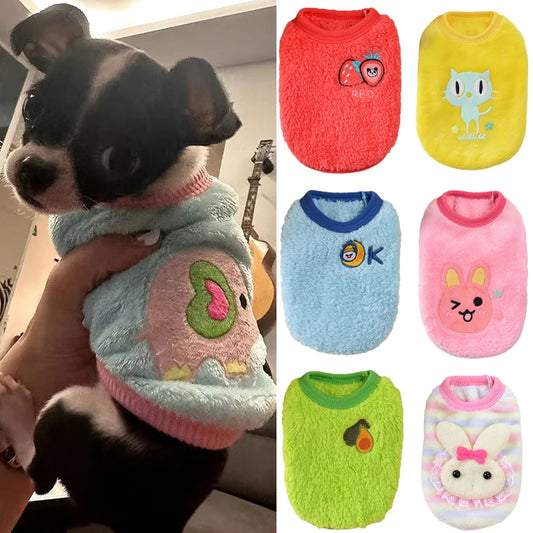 Cute Print Teacup Dog Sweater