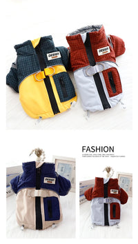 Functional 3-Proof Dog Jacket by Tail chasers