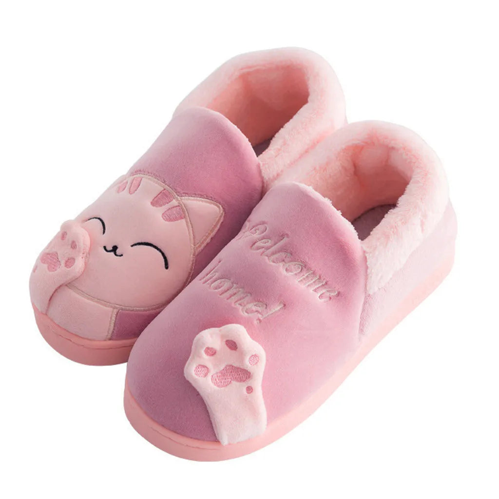Women's Winter Cat Home Slippers