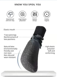 No-Fall-Off Summer Dog Shoes