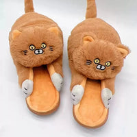 Cuddly Kawaii Cat Winter Slippers