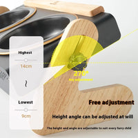 Elegant Chinese-Style Adjustable Pet Bowl by Tail chasers